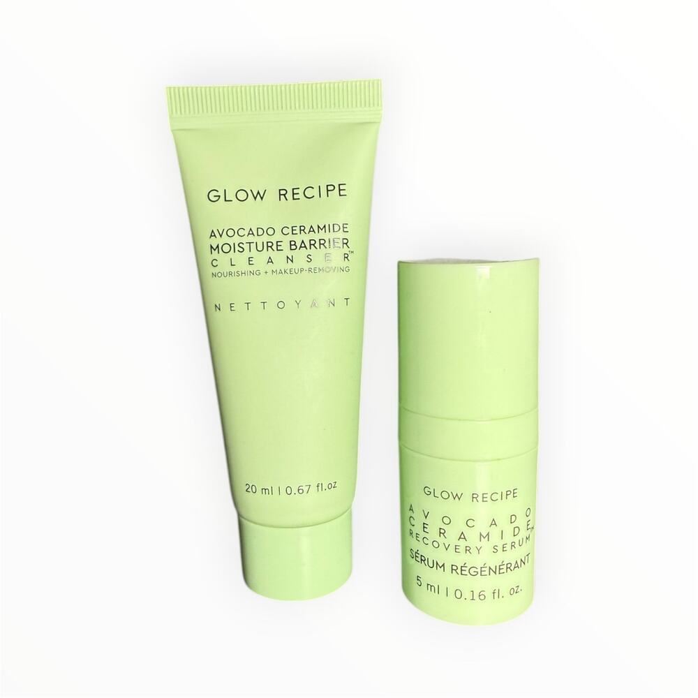 Glow Recipe Avocado Duo - Cleanser 20 ML‎ / 0.67 OZ & Serum 5ML / 0.67 OZ
